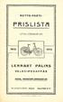 PRISLISTA PALIN LENNART NETTO-PARTI- VELOCI PED AFFÄR VAASA VASAESPLANADEN 20 (UTAN FÖRBINDELSE) TELEGRAFADRESS: PfILIN TELEFON 277