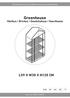 Manual/Bruksanvisning/Gebrauchsanweisung/Käyttöohje. Greenhouse. Växthus / Drivhus / Gewächshaus / Kasvihuone L59 X W30 X H120 CM