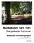 Munkekullen, Särö 1:477 Kungsbacka kommun Markteknisk undersökningsrapport, Geoteknik MUR/Geo