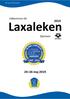 SK Laxen Halmstad. Välkommen till. Laxaleken. Sponsor: maj 2019