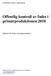 Offentlig kontroll av foder i primärproduktionen 2010