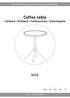 Coffee table Cafébord / Kafébord / Caféhaustisch / Kahvilapöytä