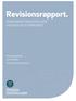 Revisionsrapport. VERKSAMHETSREVISION 2018 SVENSKA GOLFFÖRBUNDET. Gerd Stenström Lars Nordin Verksamhetsrevisorer