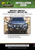 BBT057/ BBC057 BBCD057/ BBT057-NL HOLDEN COLORADO 9/2016+ HOLDEN TRAILBLAZER WD & 4WD Models