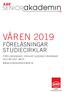 VÅREN 2019 FÖRELÄSNINGAR STUDIECIRKLAR FÖRELÄSNINGAR, CIRKLAR GUIDADE VISNINGAR OCH MYCKET MER!