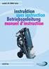 instruktion user instruction Betriebsanleitung manuel d instruction