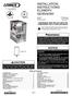 INSTALLATION INSTRUCTIONS EL296DFV ELITE SERIES GAS FURNACE DOWNFLOW AIR DISCHARGE