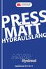 PRESS MÅTT HYDRAULSLANG. Uppdaterad