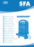 SANIPUMP FR Notice de service / montage. UK Operating / installation manual. DE Betriebs- / Montageanleitung. IT Manuale d'uso / montaggio