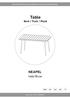 Table Bord / Tisch / Pöytä
