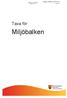 BMN av 11. Bilaga 2, KF 7/2019 Sidan 1 av 11. Taxa för. Miljöbalken