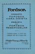 Fordsoiv. åftng^^fåmtfi^^ HELSINKI SUOMI FORDSON VARA-OSISTA FORDSON RESERVDELAR PRISLISTA HINNASTO