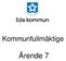 Kommunfullmäktige. Ärende 7