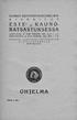 OHJELMA ESTE 3A KAUNO- RATSASTUKSESSA LAUANTAINA 21 P:NA TOUKOK. 1921, KLO 3 I. P. SUNNUNTAINA 22 P:NA TOUKOK. 1921, KLO 1 I. P.