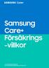 Samsung Care+ Försäkrings -villkor