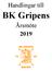 Handlingar till. BK Gripens. Årsmöte 2019