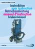 instruktion user instruction Betriebsanleitung manuel d instruction