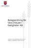 Bolagsordning för Vara Industrifastigheter