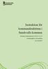 Instruktion för kommundirektören i Sundsvalls kommun