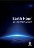 Earth Hour mars 2019