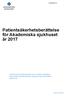 Patientsäkerhetsberättelse för Akademiska sjukhuset år 2017