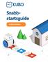 Snabbstartsguide KUBO CODING+