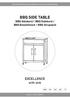 BBQ SIDE TABLE BBQ Sidobord / BBQ Sidebord / BBQ Beistelltisch / BBQ Sivupöytä