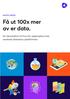 Få ut 100x mer av er data.