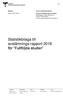 Statistikbilaga till avstämnings-rapport 2018 för Fullföljda studier