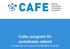 Cafes program för syntolkade referat. Centre for Access to Football in Europe