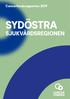 Cancerfondsrapporten 2019 SYDÖSTRA SJUKVÅRDSREGIONEN