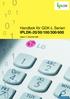 Handbok för GDK-L Serien IPLDK-20/50/100/300/600. Utgåva 1.1, December 2006