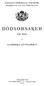 SVERIGES OFFICIELLA STATISTIK FOLKMÄNGDEN OCH DESS FÖRÄNDRINGAR DÖDSORSAKER STATISTISKA CENTRALBYRÅN STOCKHOLM 1949