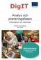 DigIT. Analys och planeringsfasen. Information och lathundar. Till chef och koordinator