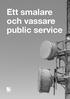 Ett smalare och vassare public service