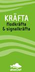 KRÄFTA. flodkräfta & signalkräfta