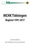 MCHK Tidningen Register