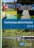 Sommaraktiviteter 2019