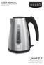 USER MANUAL. Svenska, English. Jacob 3.0 WATER KETTLE