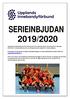 SERIEINBJUDAN 2019/2020