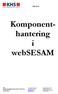 Komponenthantering. i websesam