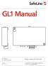 GL1 Manual. GSM-alternativ   Reliability brought to you from Tyresö Sweden