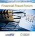 Financial Fraud Forum