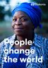 Årsberättelse People change the world