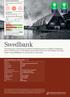 Swedbank Indexbevis Swedbank Platå 2023 INDEXBEVIS SWEDBANK PLATÅ MARKNADSFÖRINGSMATERIAL INDEX- BEVIS 5 ÅR