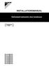 INSTALLATIONSMANUAL. Vattenkyld kylmaskin utan kondensor