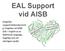 EAL Support vid AISB