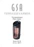 TERRASSEVARMER. Terrassvärmare Patio heater. Model HA-55 Art.no.:
