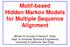 Motif-based Hidden Markov Models for Multiple Sequence Alignment