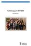 Kvalitetsrapport 2017/2018. Scheeleskolan